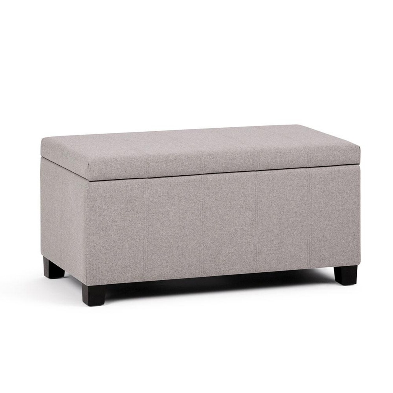 Simplihome Dover 36"Rectangle Lift Top Storage Ottoman Bench, Coffee Table